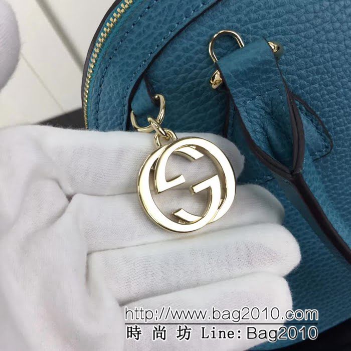 GUCCI古馳原單 新款專櫃品質原單貨實物實拍449661 藍色手提單肩斜挎包 HY1133